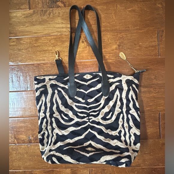 Gevive by Boyt Purse Tapestry Shoulder Tote Large Travel Bag Overnight Carry All - Picture 1 of 14